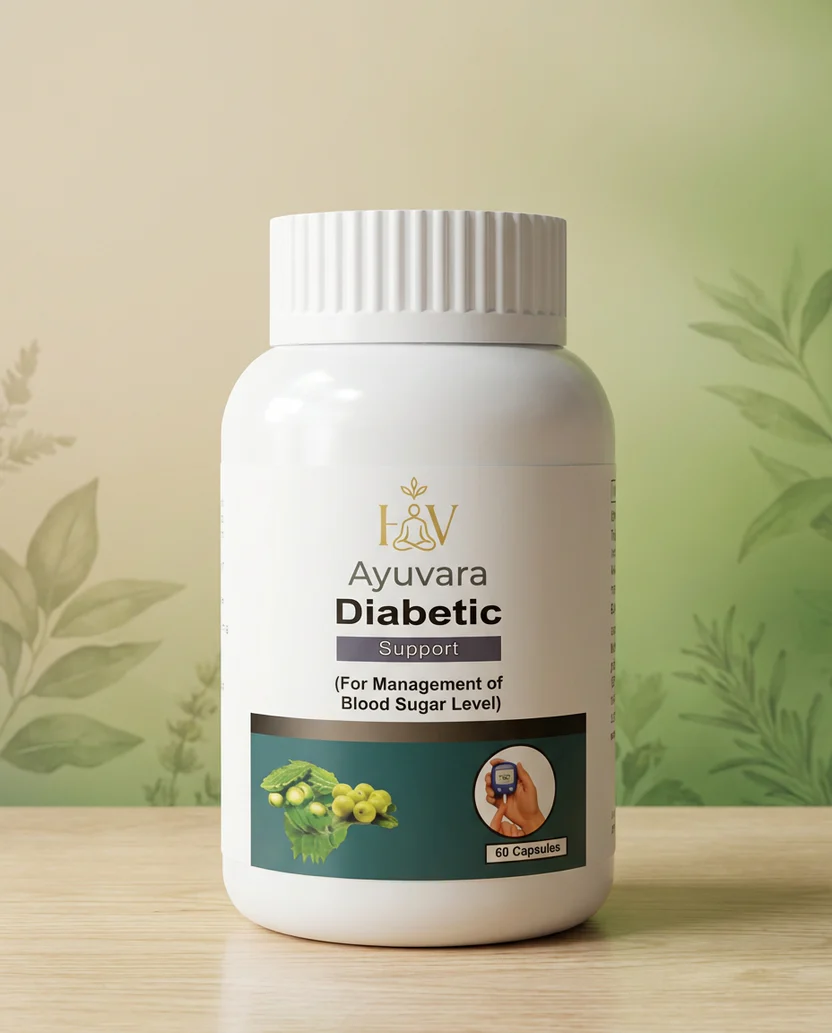 Ayuvara Diabetic Support (For Management of Blood Sugar Level)